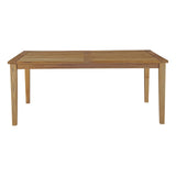 Marina Outdoor Patio Teak Dining Table by Lefancy