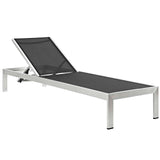 Shore Outdoor Patio Aluminum Chaise with Cushions Set of 2 by Lefancy