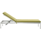 Shore Outdoor Patio Aluminum Chaise with Cushions Set of 6 by Lefancy
