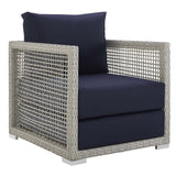 Aura Rattan Outdoor Patio Armchair by Lefancy