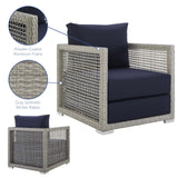 Aura Rattan Outdoor Patio Armchair by Lefancy