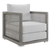 Aura Rattan Outdoor Patio Armchair by Lefancy