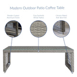 Aura Rattan Outdoor Patio Coffee Table by Lefancy