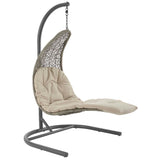 Landscape Hanging Chaise Lounge Outdoor Patio Swing Chair by Lefancy