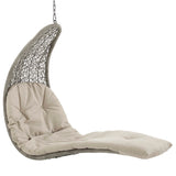Landscape Hanging Chaise Lounge Outdoor Patio Swing Chair by Lefancy