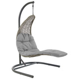 Landscape Hanging Chaise Lounge Outdoor Patio Swing Chair by Lefancy