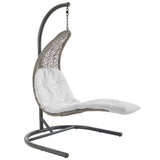 Landscape Hanging Chaise Lounge Outdoor Patio Swing Chair by Lefancy