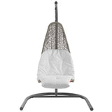 Landscape Hanging Chaise Lounge Outdoor Patio Swing Chair by Lefancy