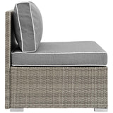 Repose Outdoor Patio Armless Chair by Lefancy