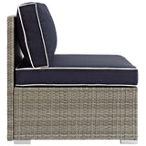 Repose Outdoor Patio Armless Chair by Lefancy