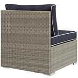 Repose Outdoor Patio Armless Chair by Lefancy