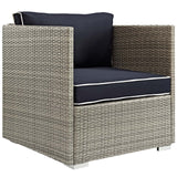 Repose Outdoor Patio Armchair by Lefancy