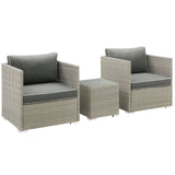 Repose 3 Piece Outdoor Patio Sectional Set by Lefancy