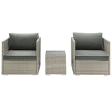 Repose 3 Piece Outdoor Patio Sectional Set by Lefancy