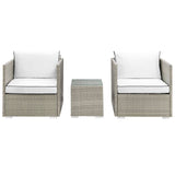 Repose 3 Piece Outdoor Patio Sectional Set by Lefancy