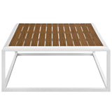 Stance Outdoor Patio Aluminum Coffee Table by Lefancy