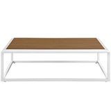 Stance Outdoor Patio Aluminum Coffee Table by Lefancy