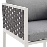 Stance Outdoor Patio Aluminum Dining Armchair by Lefancy