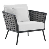 Stance Outdoor Patio Aluminum Armchair by Lefancy