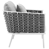 Stance Outdoor Patio Aluminum Armchair by Lefancy