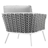 Stance Outdoor Patio Aluminum Armchair by Lefancy