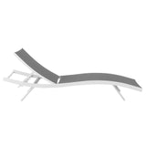 Glimpse Outdoor Patio Mesh Chaise Lounge Chair by Lefancy