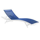 Glimpse Outdoor Patio Mesh Chaise Lounge Chair by Lefancy