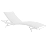 Glimpse Outdoor Patio Mesh Chaise Lounge Chair by Lefancy