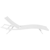 Glimpse Outdoor Patio Mesh Chaise Lounge Chair by Lefancy