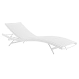 Glimpse Outdoor Patio Mesh Chaise Lounge Chair by Lefancy