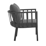 Riverside Outdoor Patio Aluminum Armchair by Lefancy