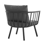 Riverside Outdoor Patio Aluminum Armchair by Lefancy