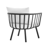 Riverside Outdoor Patio Aluminum Armchair by Lefancy