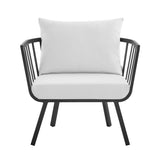 Riverside Outdoor Patio Aluminum Armchair by Lefancy