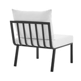 Riverside Outdoor Patio Aluminum Armless Chair by Lefancy