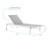 Charleston Outdoor Patio Chaise Lounge Chair by Lefancy