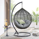 Garner Teardrop Outdoor Patio Swing Chair by Lefancy