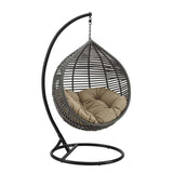 Garner Teardrop Outdoor Patio Swing Chair by Lefancy