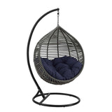 Garner Teardrop Outdoor Patio Swing Chair by Lefancy