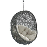Hide Sunbrella® Fabric Swing Outdoor Patio Lounge Chair Without Stand by Lefancy