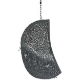 Hide Sunbrella® Fabric Swing Outdoor Patio Lounge Chair Without Stand by Lefancy