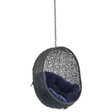 Hide Sunbrella® Fabric Swing Outdoor Patio Lounge Chair Without Stand by Lefancy