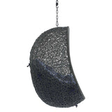 Hide Sunbrella® Fabric Swing Outdoor Patio Lounge Chair Without Stand by Lefancy