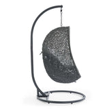 Hide Outdoor Patio Sunbrella® Swing Chair With Stand by Lefancy