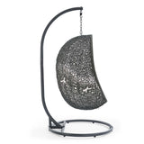 Hide Outdoor Patio Sunbrella® Swing Chair With Stand by Lefancy