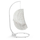 Hide Outdoor Patio Sunbrella® Swing Chair With Stand by Lefancy