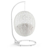 Hide Outdoor Patio Sunbrella® Swing Chair With Stand by Lefancy