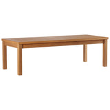 Upland Outdoor Patio Teak Wood Coffee Table by Lefancy