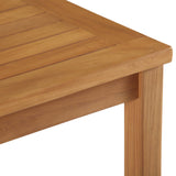 Upland Outdoor Patio Teak Wood Coffee Table by Lefancy