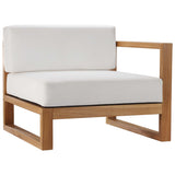 Upland Outdoor Patio Right-Arm Chair by Lefancy